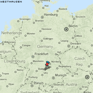 Westhausen Karte Deutschland