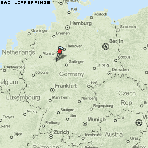 Bad Lippspringe Karte Deutschland