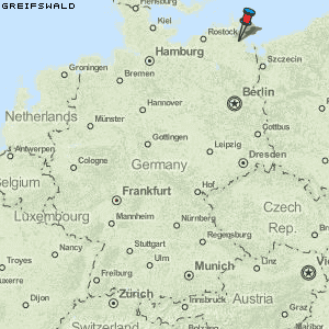 Greifswald Karte Deutschland
