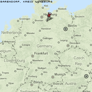 Barendorf, Kreis Lüneburg Karte Deutschland
