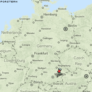 Forstern Karte Deutschland