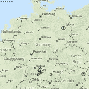 Mengen Karte Deutschland