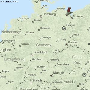 Friedland Karte Deutschland