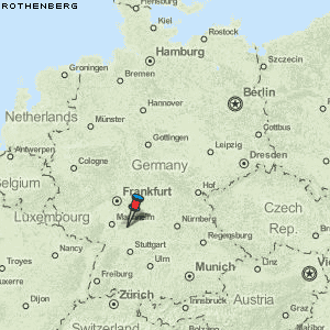 Rothenberg Karte Deutschland