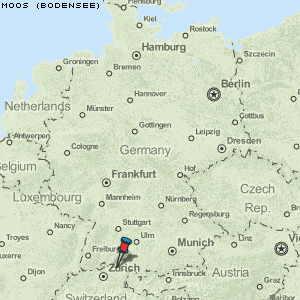 Moos (Bodensee) Karte Deutschland