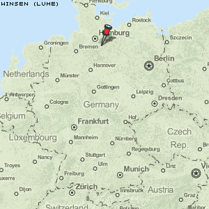 Winsen (Luhe) Karte Deutschland