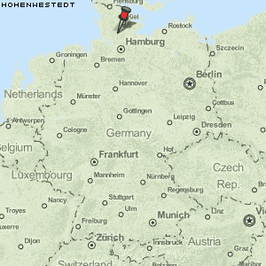 Hohenwestedt Karte Deutschland