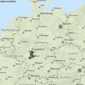 Neuhofen Karte Deutschland