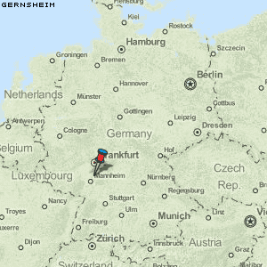 Gernsheim Karte Deutschland