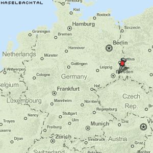 Haselbachtal Karte Deutschland