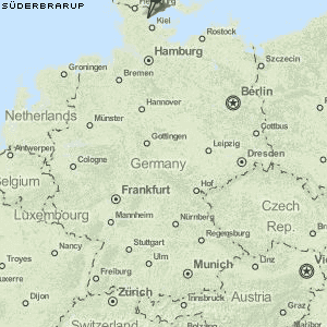 Süderbrarup Karte Deutschland