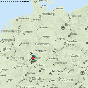 Graben-Neudorf Karte Deutschland