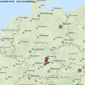 Harburg (Schwaben) Karte Deutschland