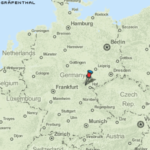 Gräfenthal Karte Deutschland