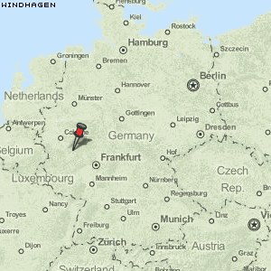Windhagen Karte Deutschland