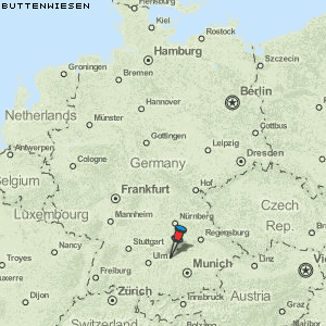 Buttenwiesen Karte Deutschland