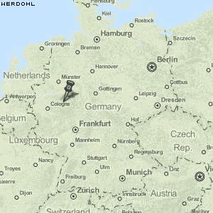 Werdohl Karte Deutschland