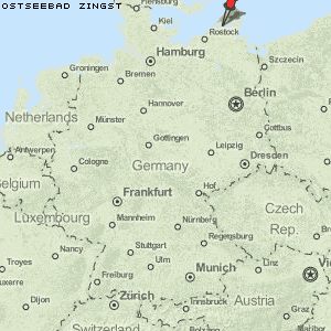 Ostseebad Zingst Karte Deutschland