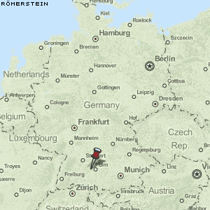 Römerstein Karte Deutschland