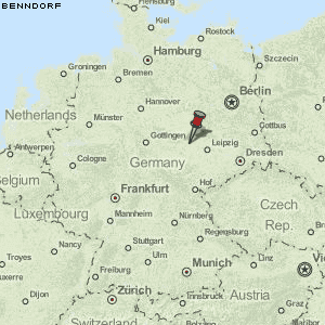 Benndorf Karte Deutschland