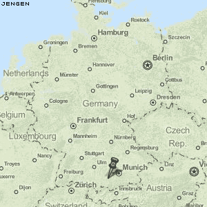 Jengen Karte Deutschland