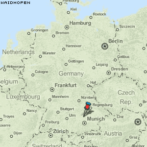 Waidhofen Karte Deutschland