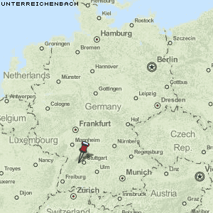 Unterreichenbach Karte Deutschland