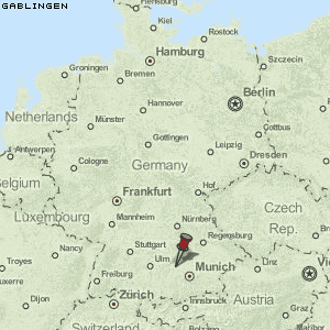 Gablingen Karte Deutschland