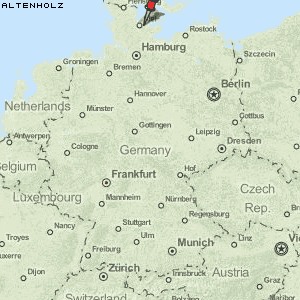 Altenholz Karte Deutschland