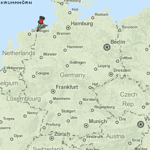 Krummhörn Karte Deutschland