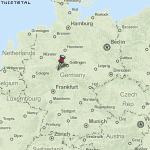 Twistetal Karte Deutschland