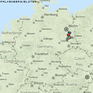 Falkenberg/Elster Karte Deutschland