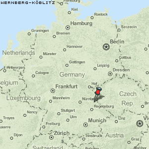 Wernberg-Köblitz Karte Deutschland