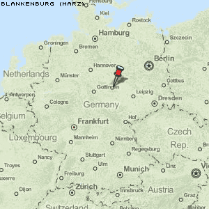 Blankenburg (Harz) Karte Deutschland