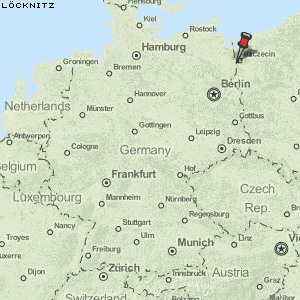 Löcknitz Karte Deutschland