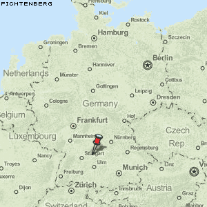 Fichtenberg Karte Deutschland