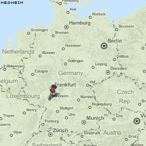 Heßheim Karte Deutschland