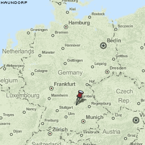 Haundorf Karte Deutschland