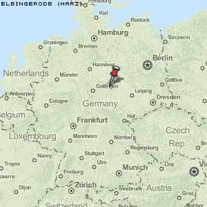 Elbingerode (Harz) Karte Deutschland