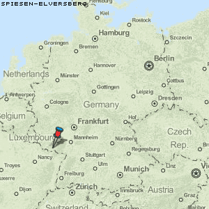Spiesen-Elversberg Karte Deutschland