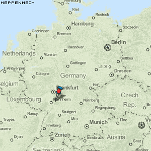 Heppenheim Karte Deutschland
