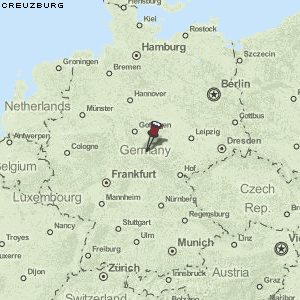 Creuzburg Karte Deutschland