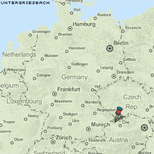 Untergriesbach Karte Deutschland
