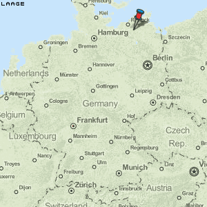 Laage Karte Deutschland