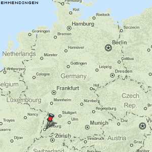Emmendingen Karte Deutschland