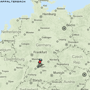 Affalterbach Karte Deutschland