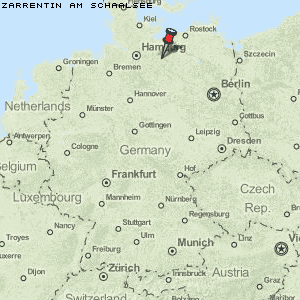Zarrentin am Schaalsee Karte Deutschland