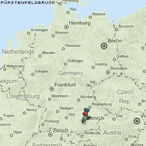 Fürstenfeldbruck Karte Deutschland