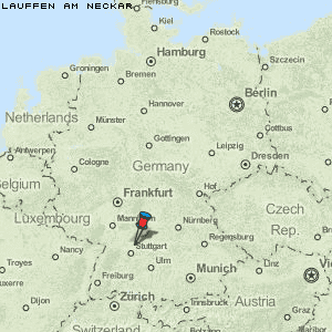 Lauffen am Neckar Karte Deutschland