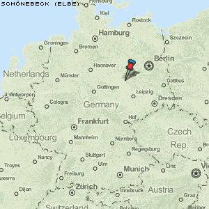 Schönebeck (Elbe) Karte Deutschland